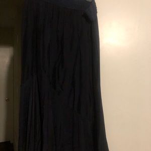 Navy blue elegant skirt